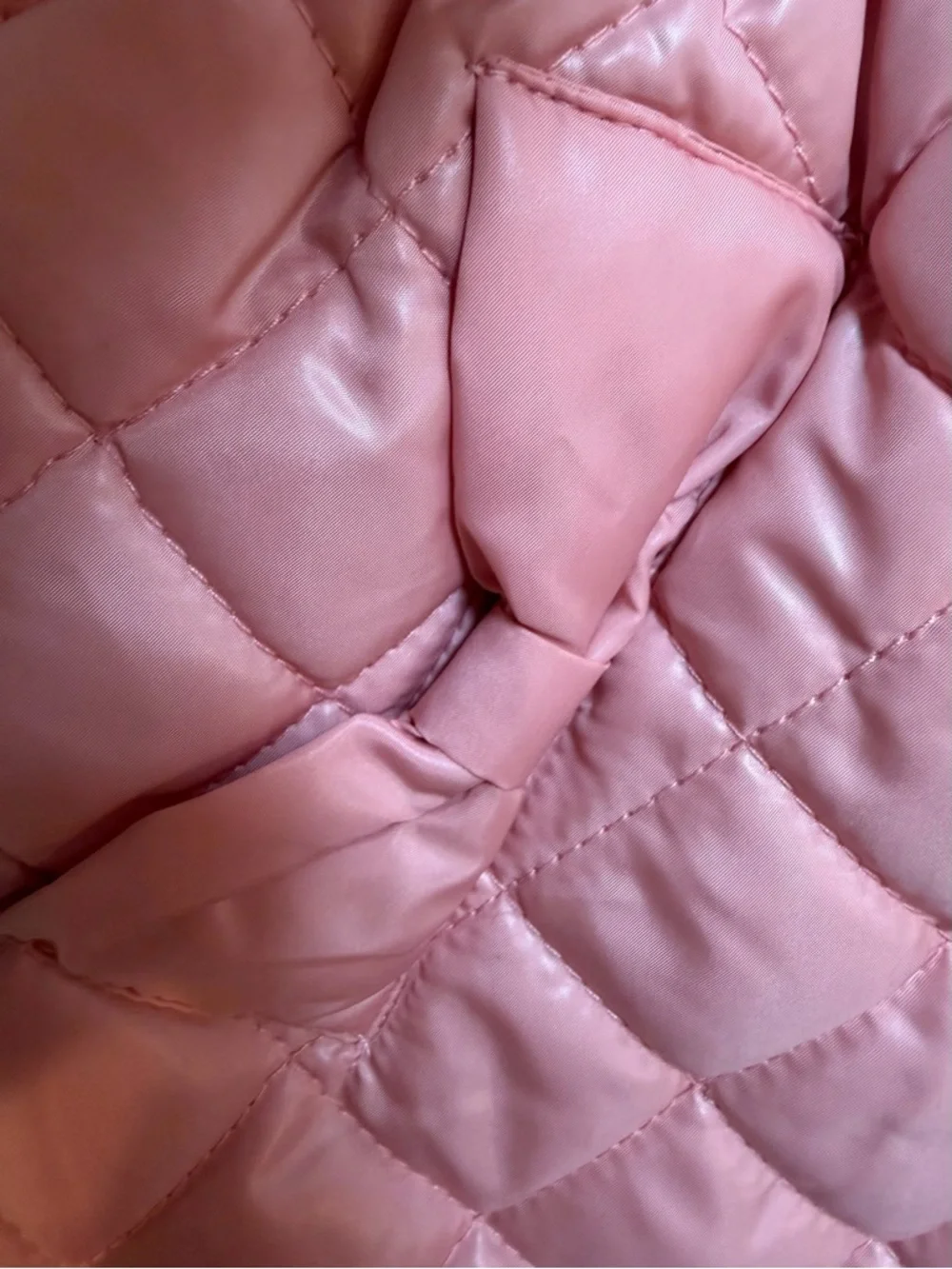 NWT Urban Republic Quilted Barn Coat in Rose, Size 24 M, MSRP $70